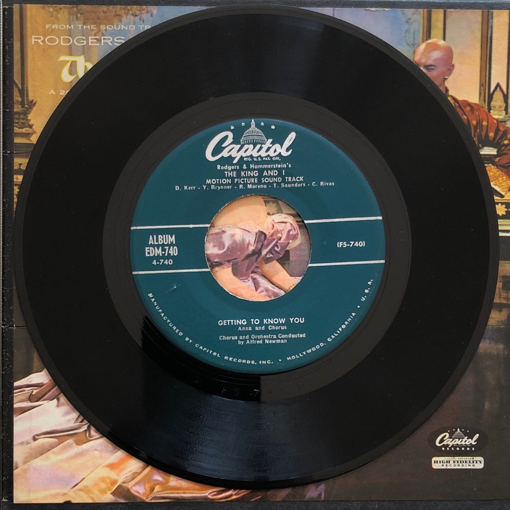 The King and I Soundtrack Vinyl Vinyl 45 4x Record Set '56 - Picture 16 of 16